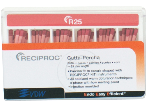 Reciproc gutta-percha pencils R25 60pcs
