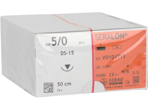 Seralon blau DS-15 5/0-EP1 0,50cm 2Dtz