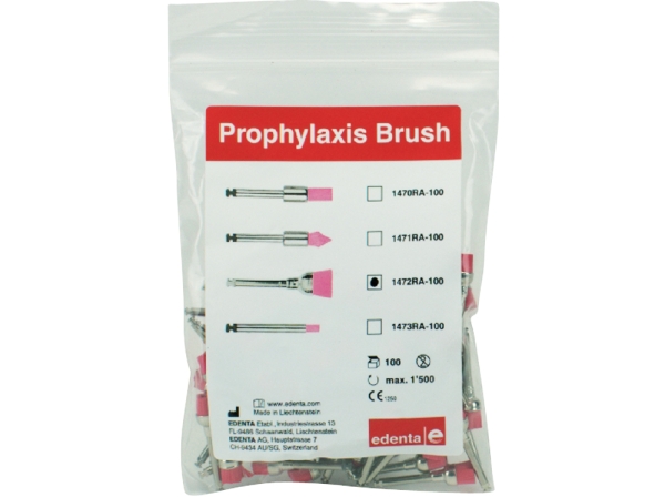 Prophy brush RA 1472 pink calyx 100pcs
