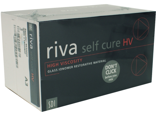 Riva self cure caps HV A3 50pcs
