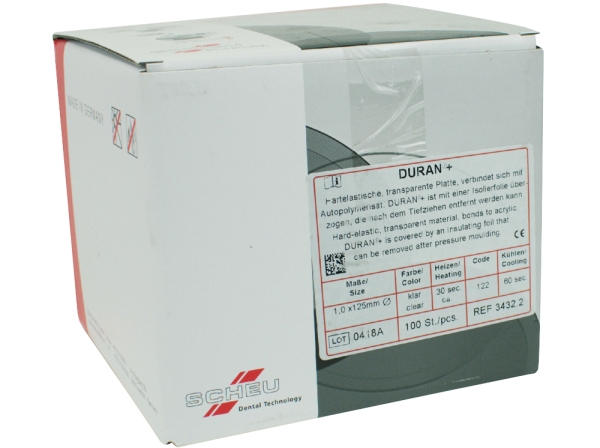 Duran+ 1,0 X125mm rund klar 100St