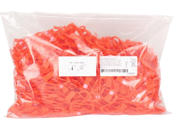 Seal orange w. steam indicator 1000pcs
