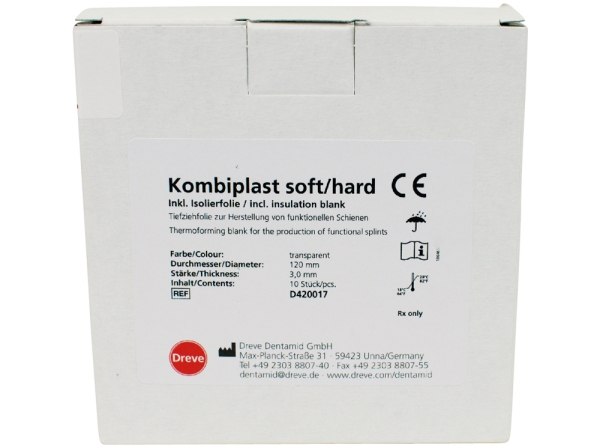 Kombiplast clear-transpa 120x3mm 10pcs
