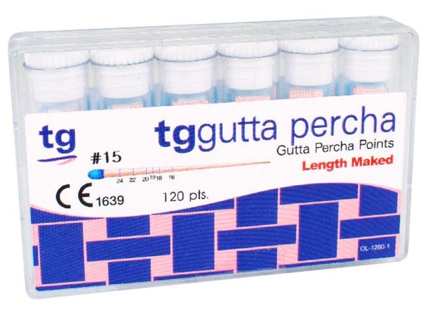 tg Gutta Percha White Size 15 120pcs