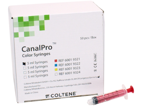 Canalpro color Syringes 5ml red 50pcs
