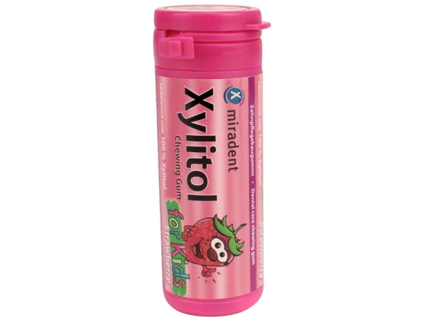 Xylitol Chew. Gum f. Kids Erdbeer  Ds