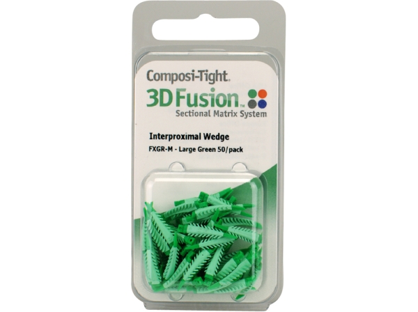 Composi-T. 3D Fusion wedges L-green 50pcs
