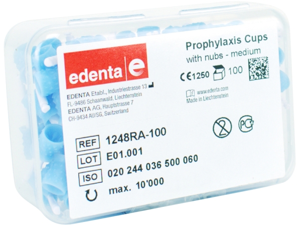 Prophylaxis Cup RA1248 blue 100pcs.
