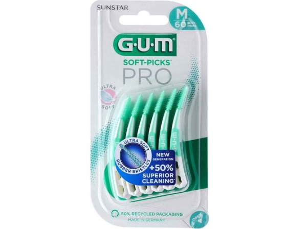 GUM SOFT-PICKS PRO M  60St