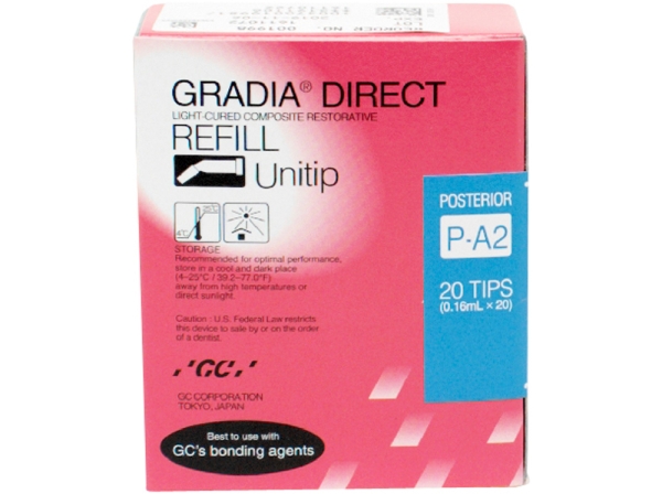 Gradia Direct Posterior Unitip P-A2 20St