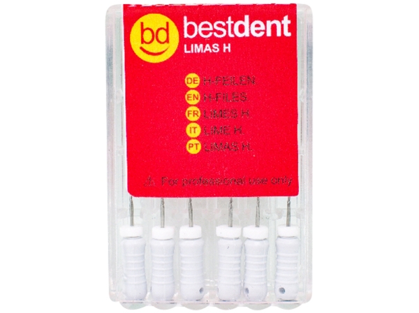 H-Files N.15 21mm Bestdent 6pcs
