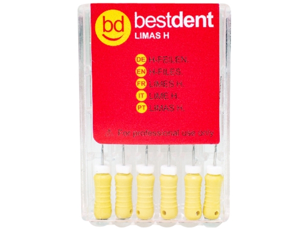 H-Files N.20 21mm Bestdent 6pcs
