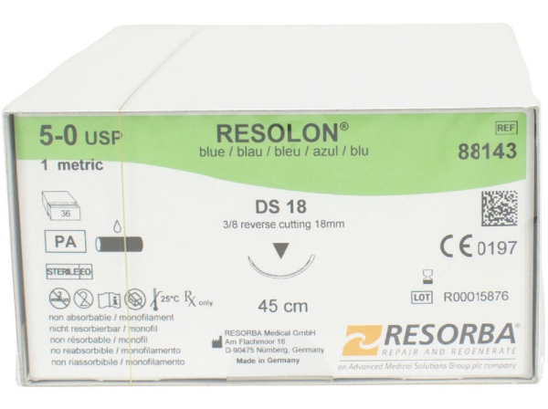 Resolon Monofil blau DS-18  3Dtz