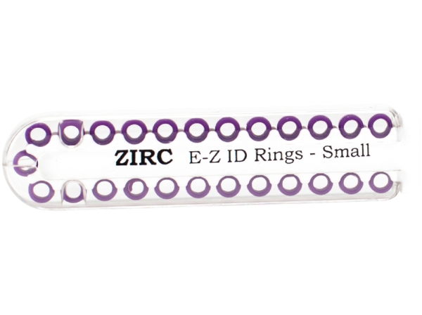 EZ-ID marking rings small n-purple 25pcs
