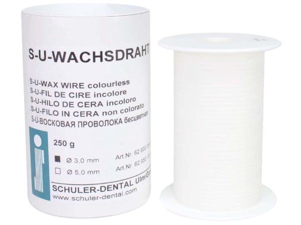 Wax wire 3.0 colorless 250g
