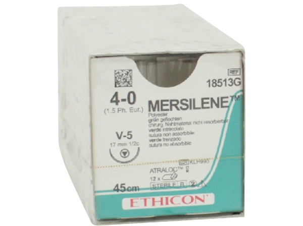 Mersilene green 4-0/1.5 V5 0.45 Dtz
