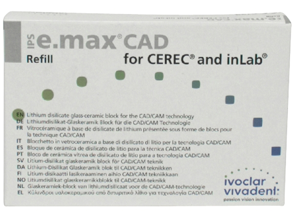 IPS e.max CAD Cer/inLab HT A3.5 C14 5pcs
