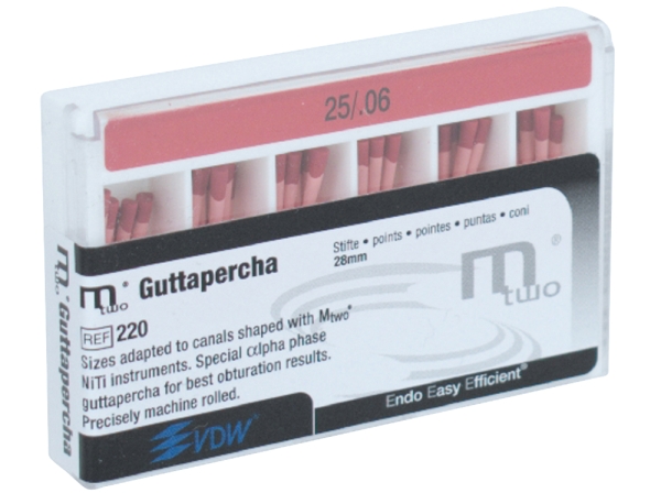 MTWO gutta-percha pencils 25/.06 60pcs
