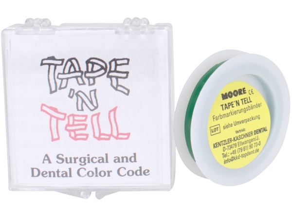 Tape''n tell Mark.tape green roll
