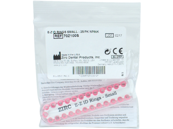 EZ-ID Markierungsringe klein n-pink 25St