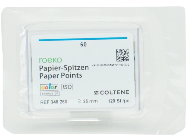 Papierspitzen color ISO  60 120St