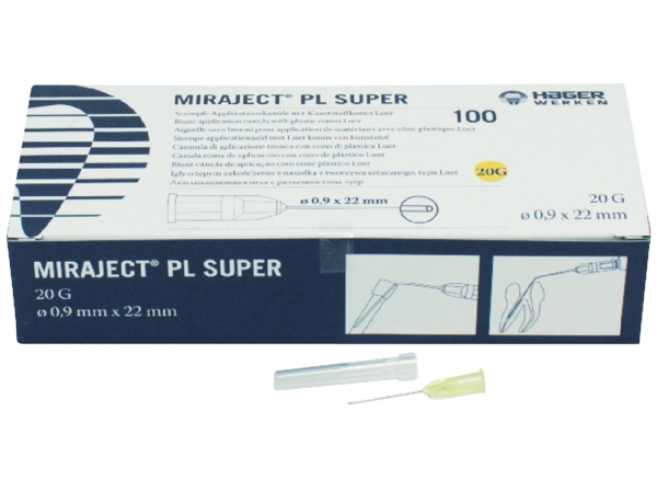 Miraject cannulas PL Super 0,9x22 100pcs
