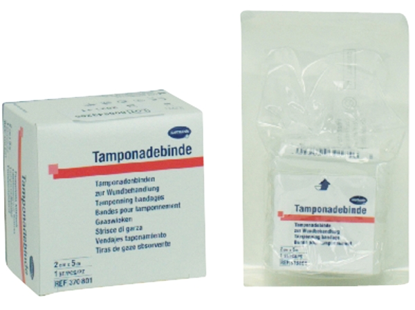 Tamponade bandage 2cm/5m sterile Pa
