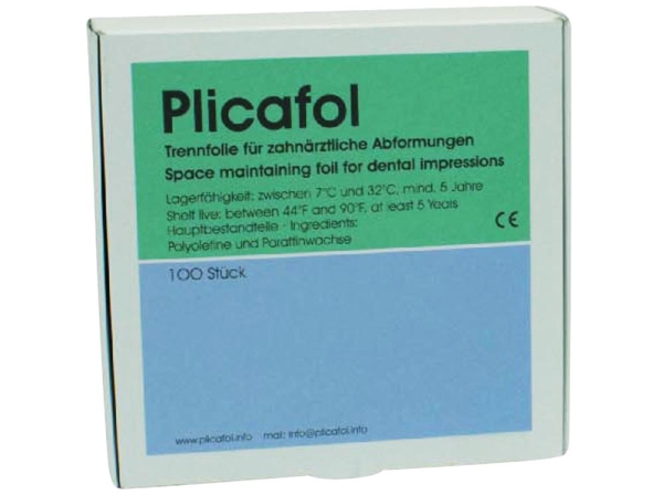 Plicafol release film for impressions 100pcs
