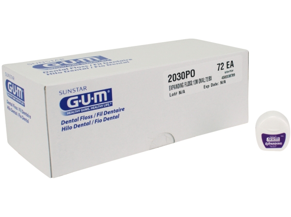 GUM Expanding dental floss 10m 72pcs
