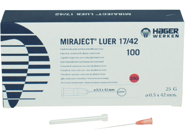 Miraject Cannulae 17X42 Luer Pa
