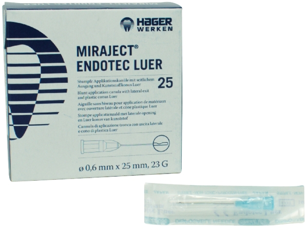 Miraject Endotec 0.6X25 Luer 25pcs
