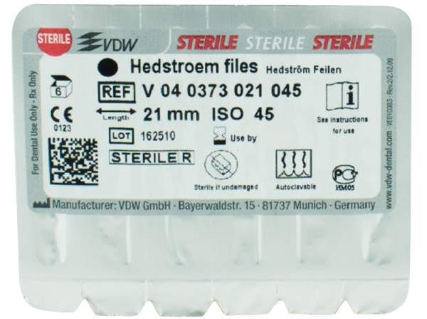 Hedströmfeilen 73/ 45 21mm steril 6St