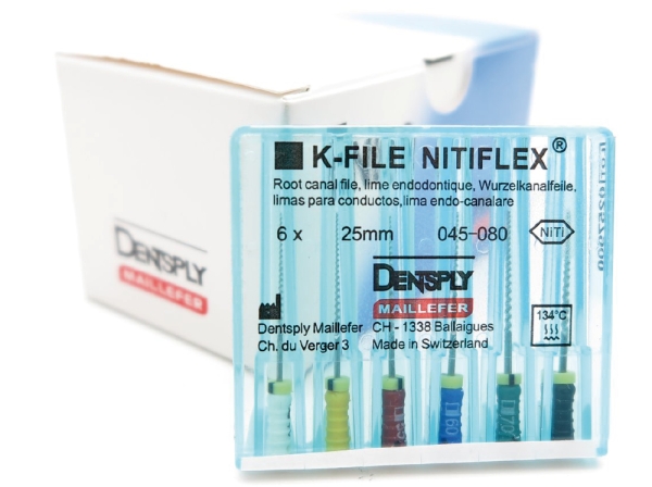 Nitiflex® K-Feile - Length 21 mm, ISO 015, white
