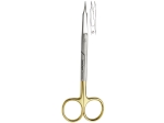 Surgical Scissors serrated TC, Goldman-Fox, 130 mm, straight