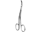 Scissors, La Grange, double-cu thoothed, sharp/sharp, 115 mm